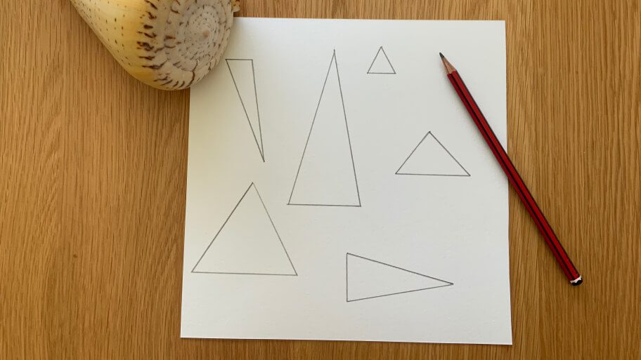 triangles drawing