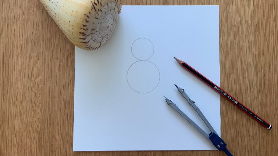 two circles drawing