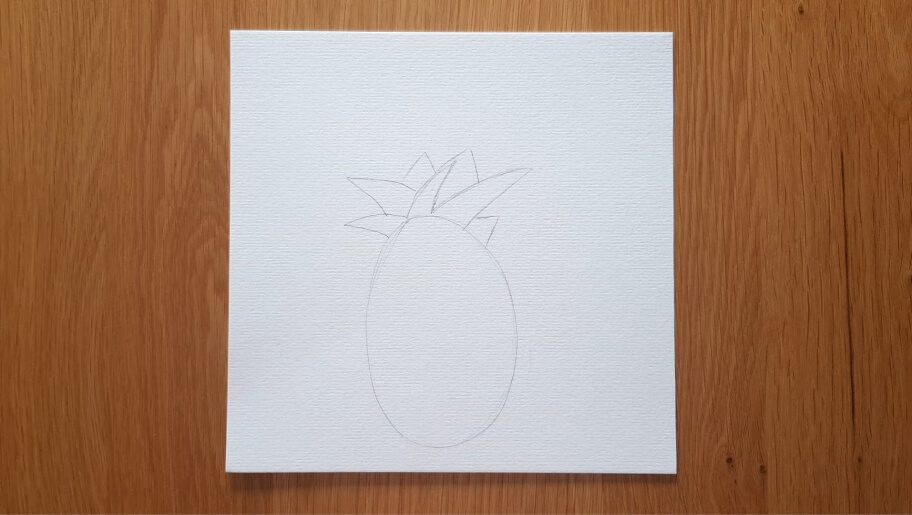 Pineapple drawing