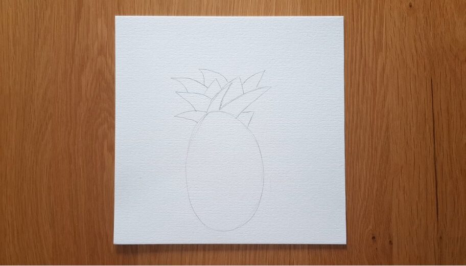 Pineapple drawing
