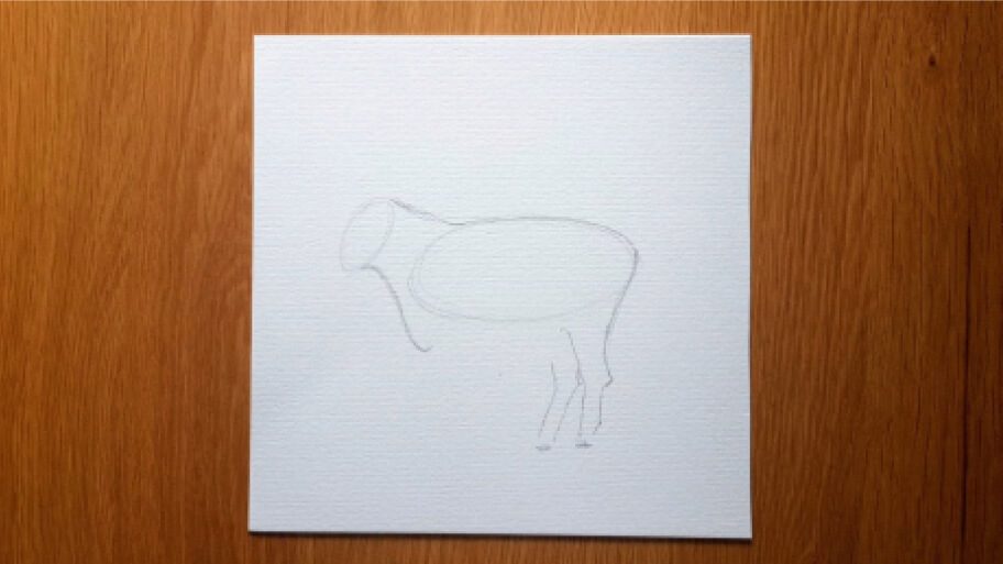 Cow Drawing