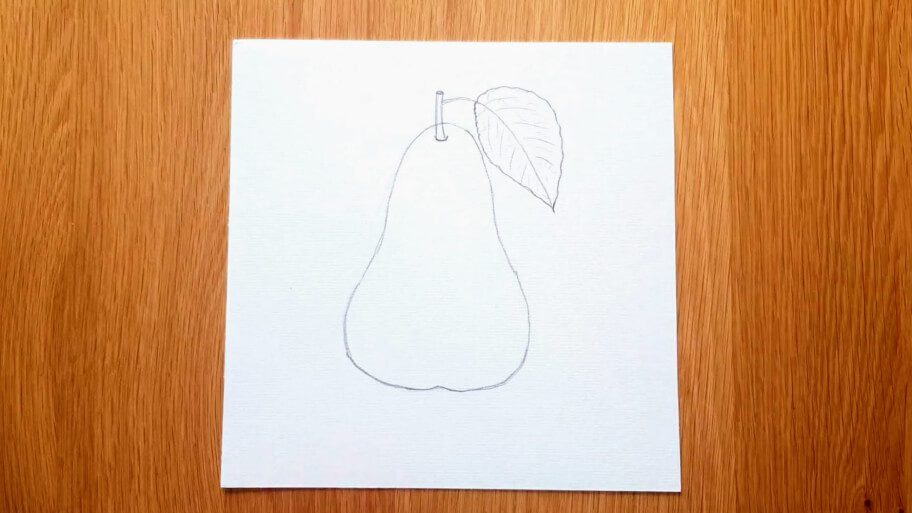 Pear Drawing