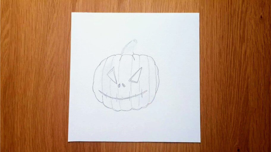 How To Draw A Pumpkin Step By Step - 18 Easy Steps!