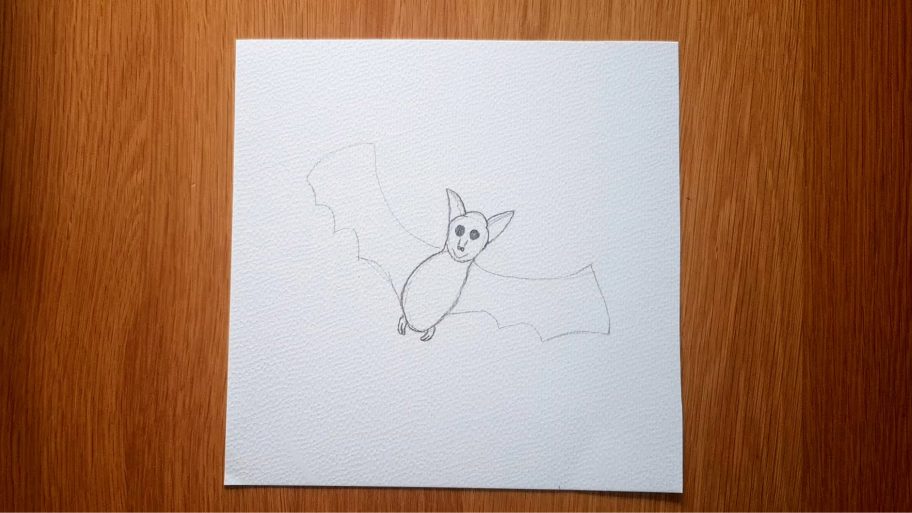 Easy Bat Drawing