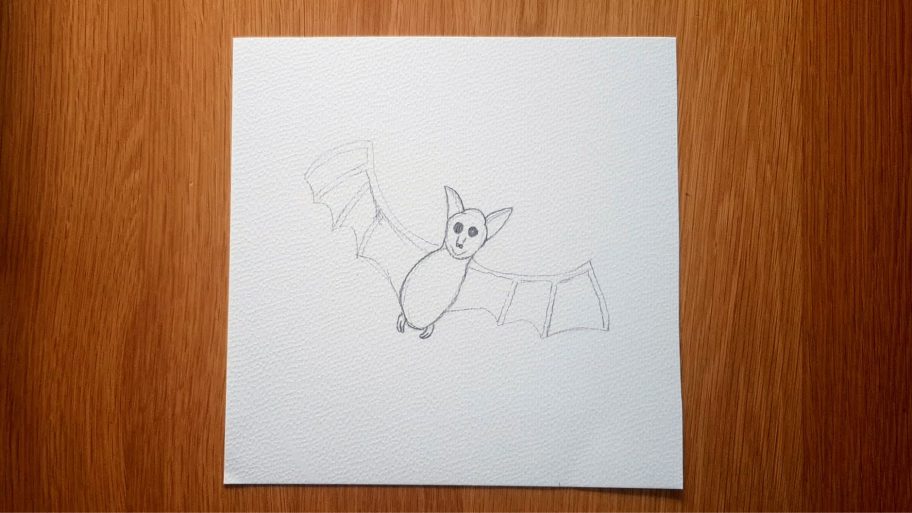 Easy Bat Drawing