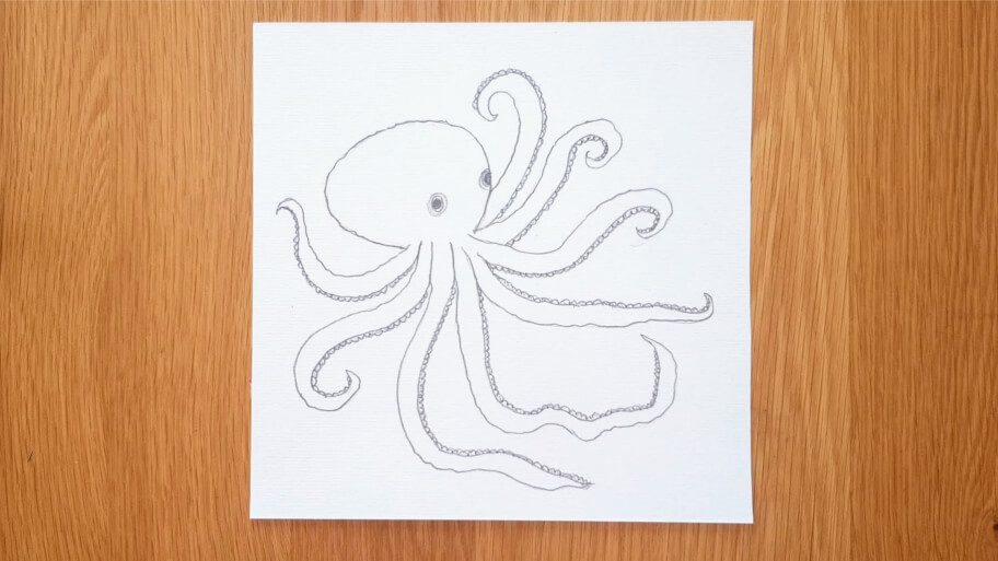 Octopus Drawing