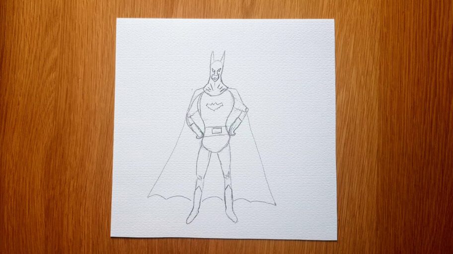Superhero Drawing Easy