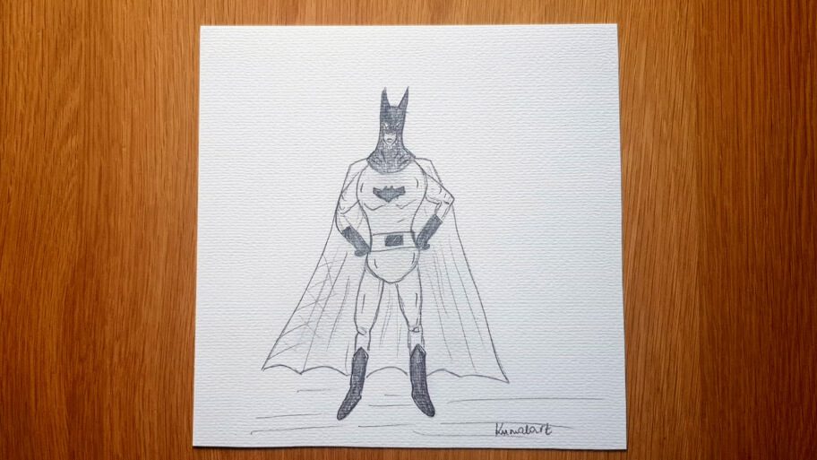 Superhero Drawing Easy