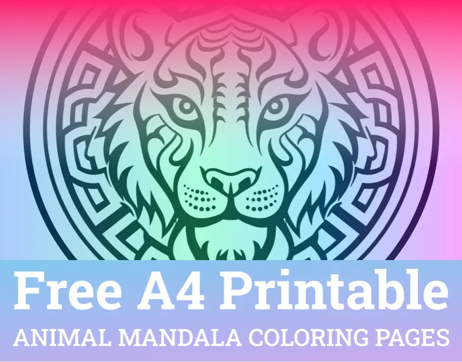 Animal Mandala Coloring Pages