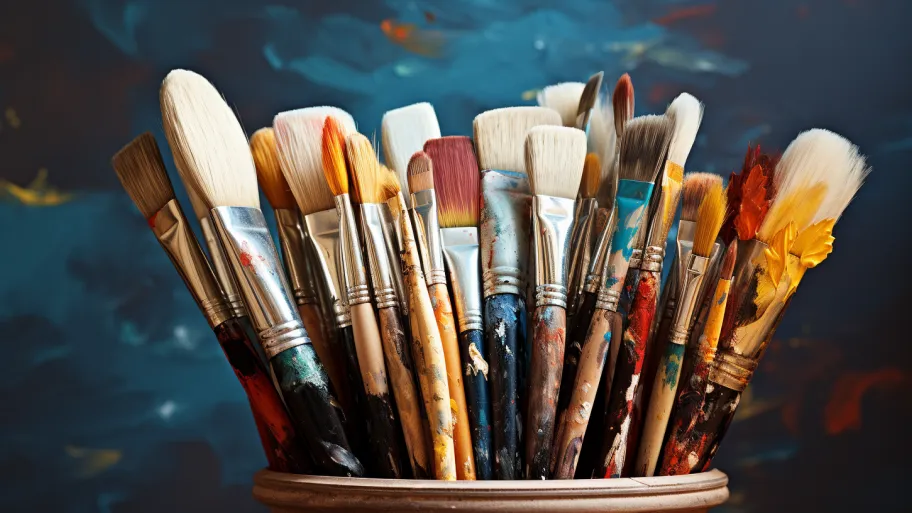 A Guide to Artists' Paintbrushes