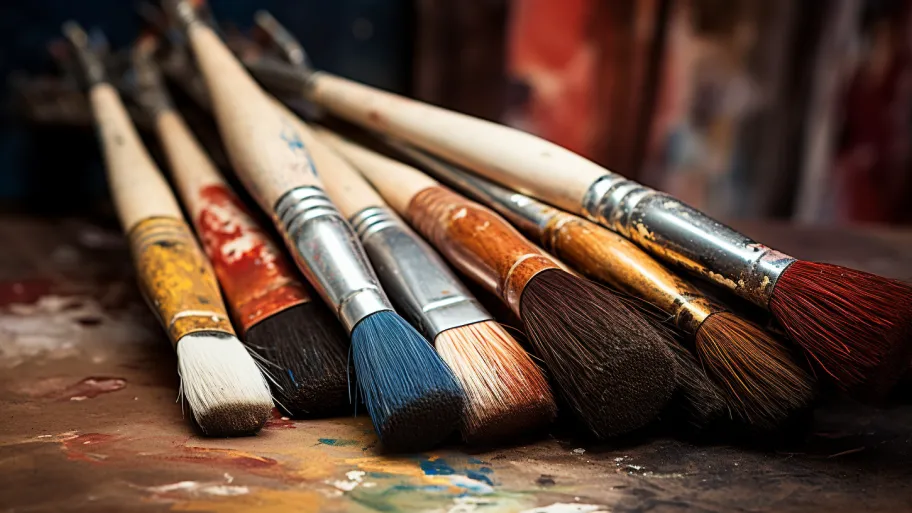26 Types Of Paint Brushes: Artists Guide 2024