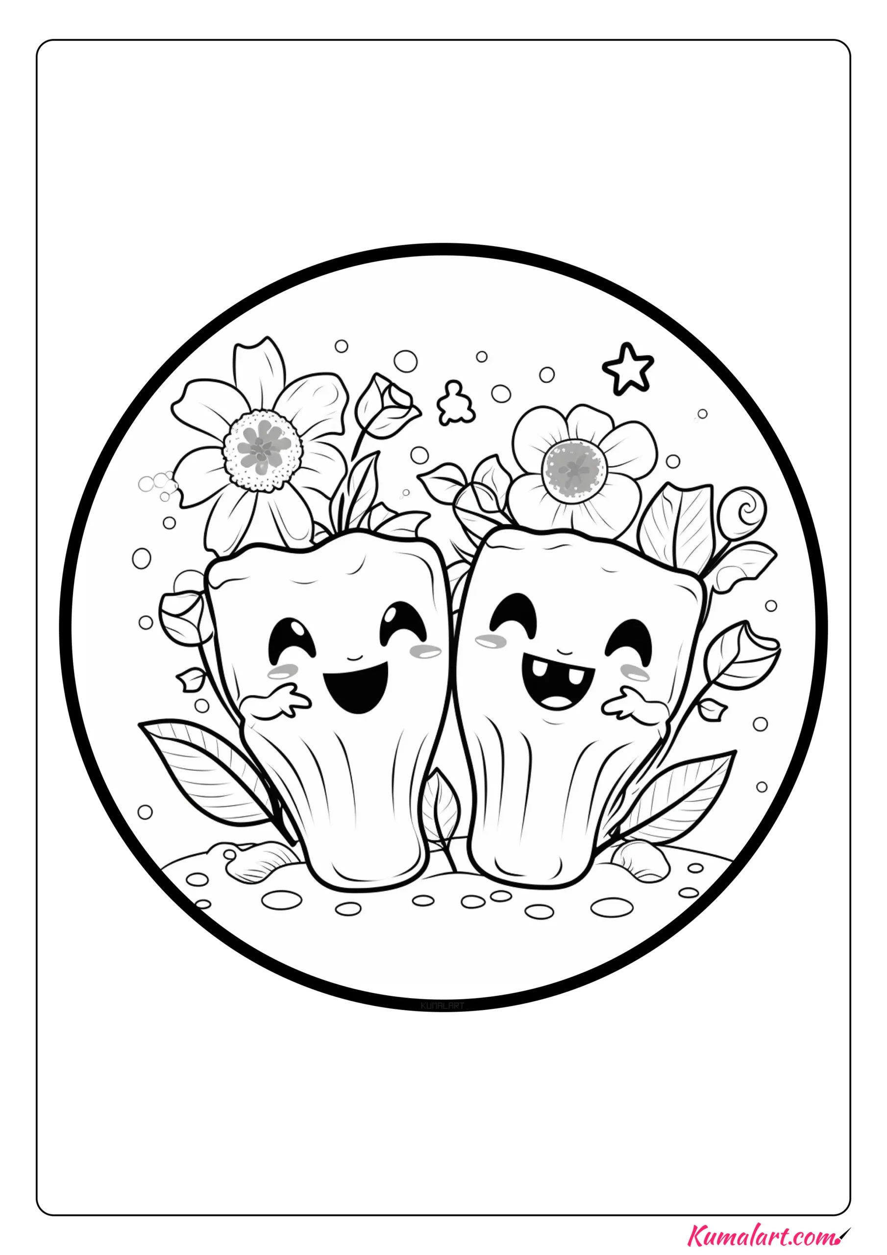 Appealing Tooth Brushing Coloring Page