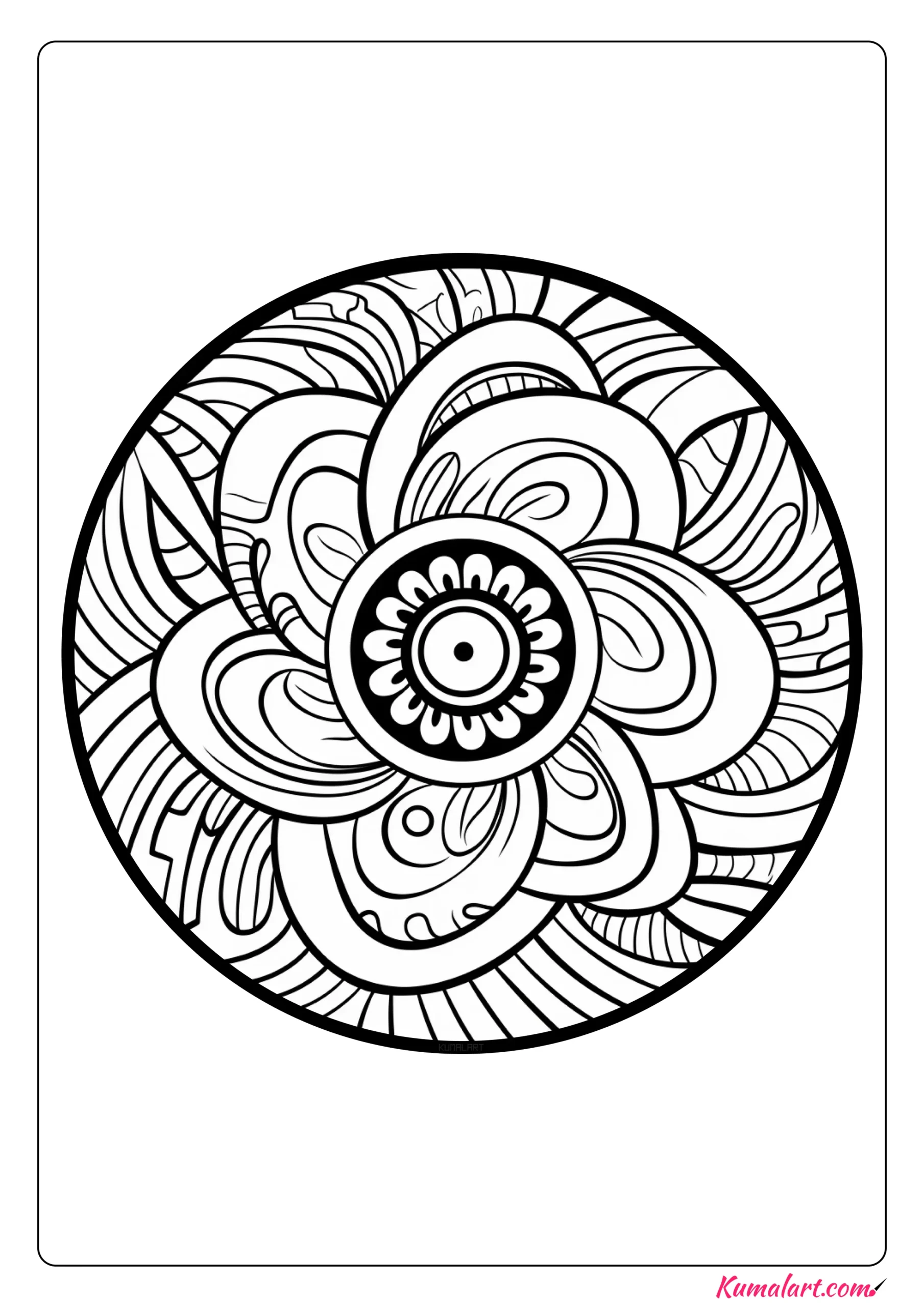 Balancing Therapeutic Coloring Page