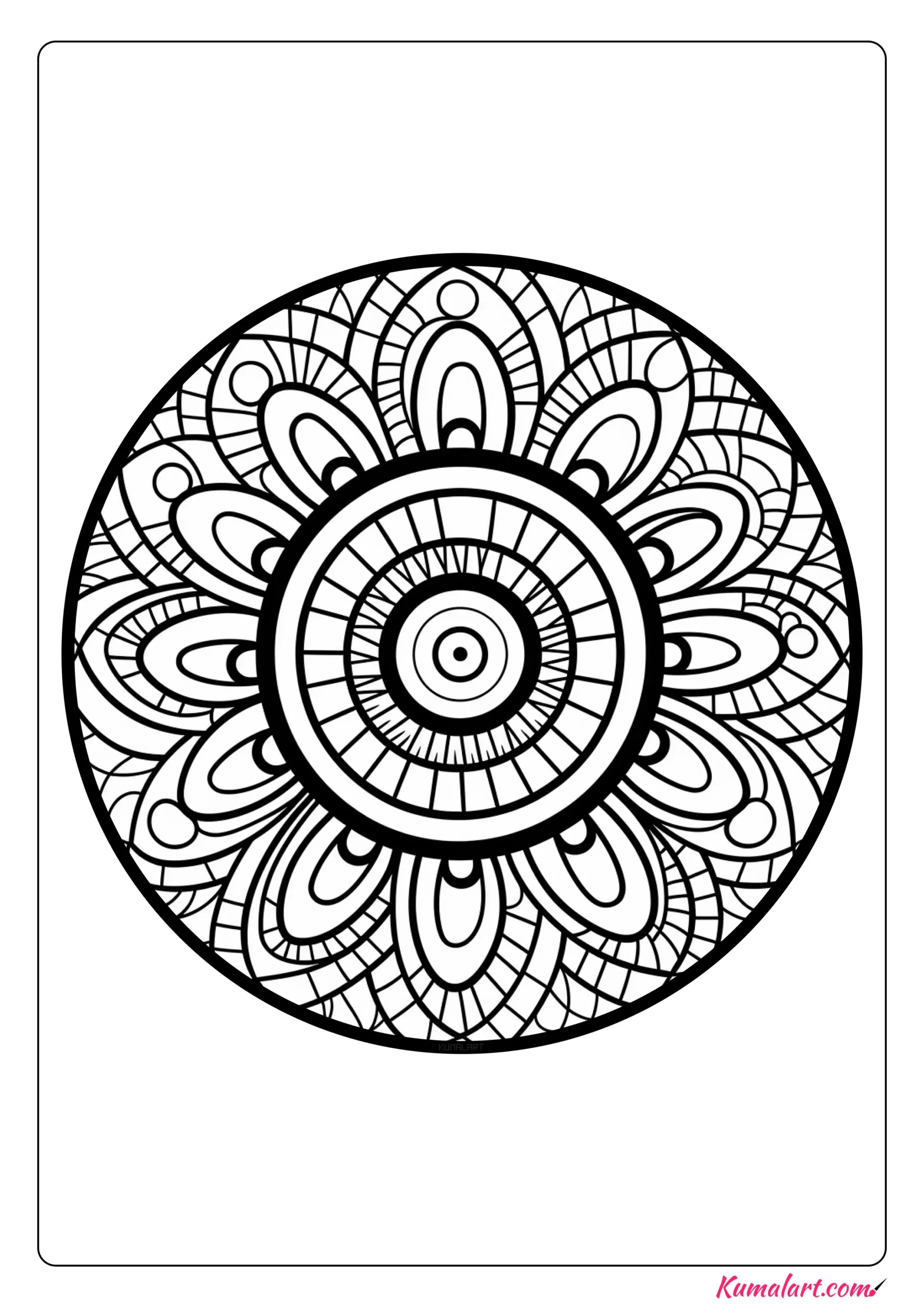 Nurturing Therapeutic Coloring Page