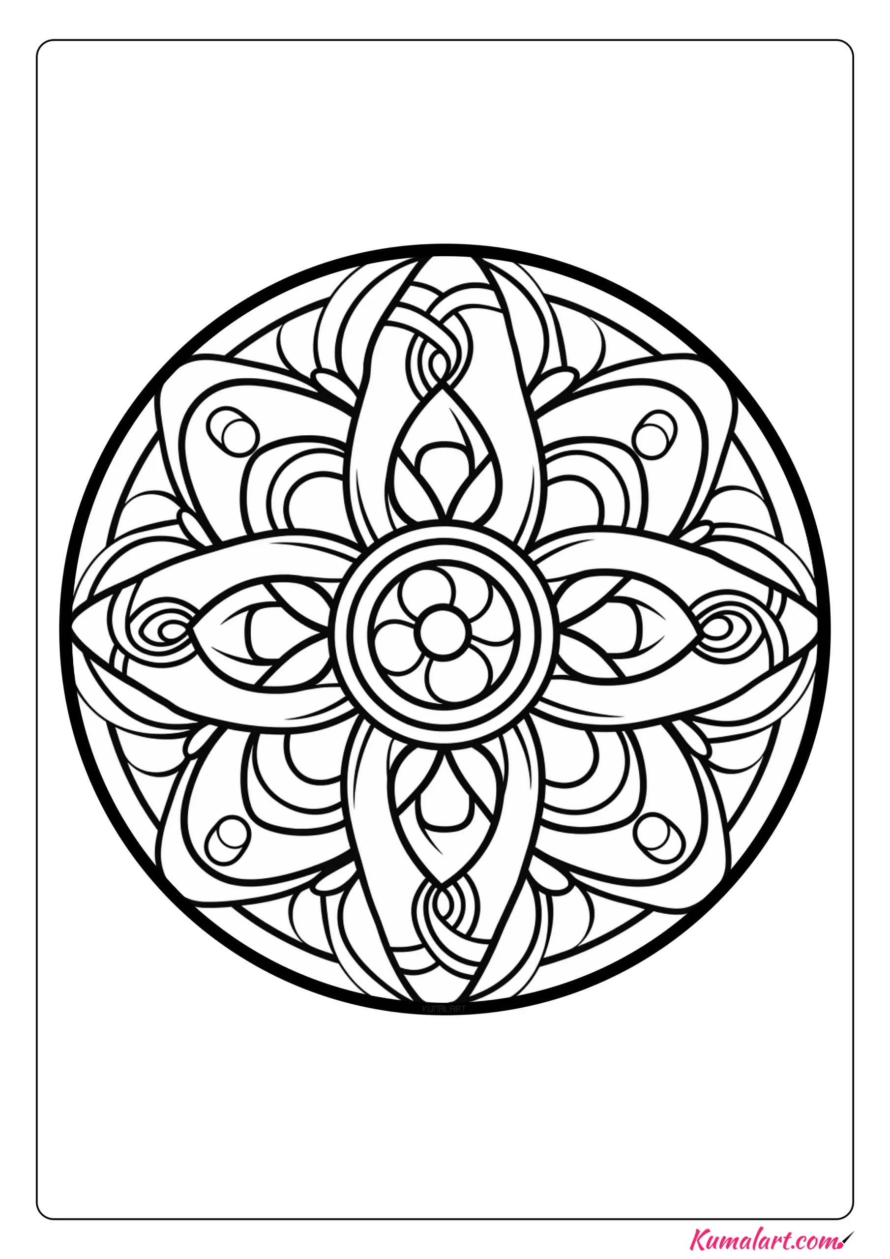 Rejuvenating Therapeutic Coloring Page