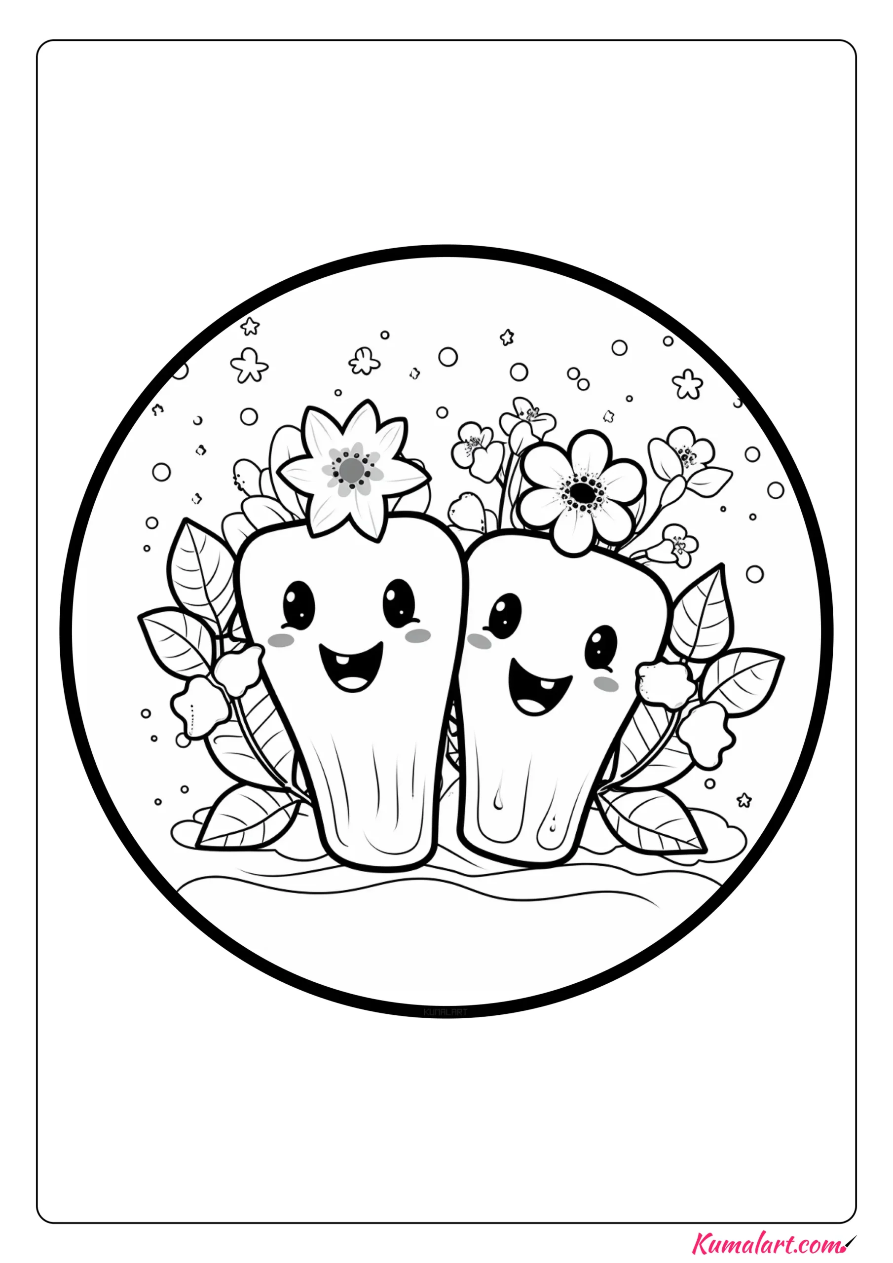 Sweet Tooth Brushing Coloring Page