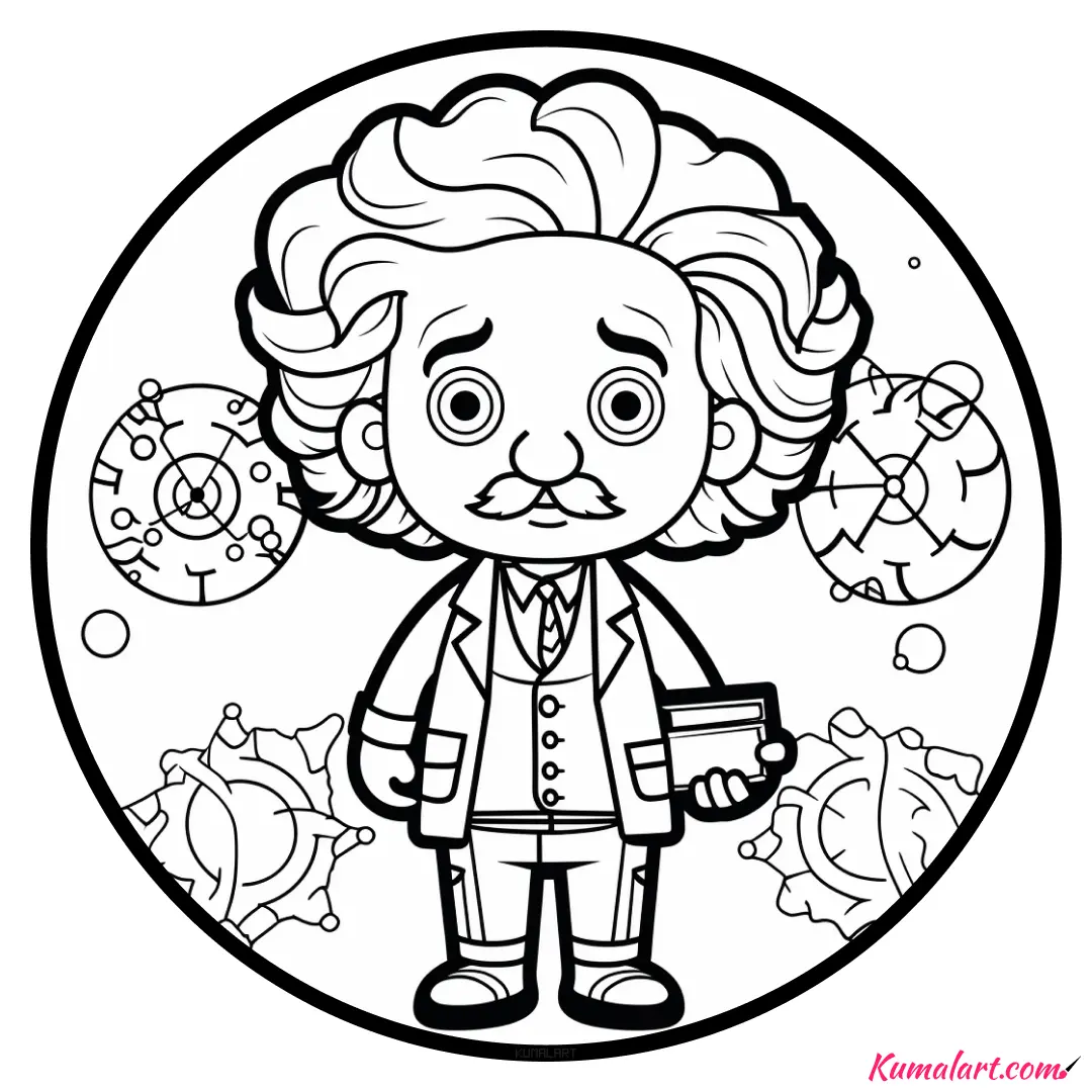 c-accomplished-albert-einstein-coloring-page-v1