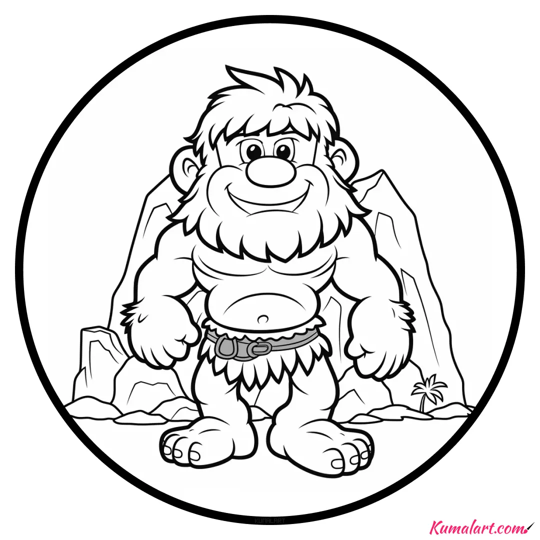 c-arg-the-caveman-coloring-page-v1