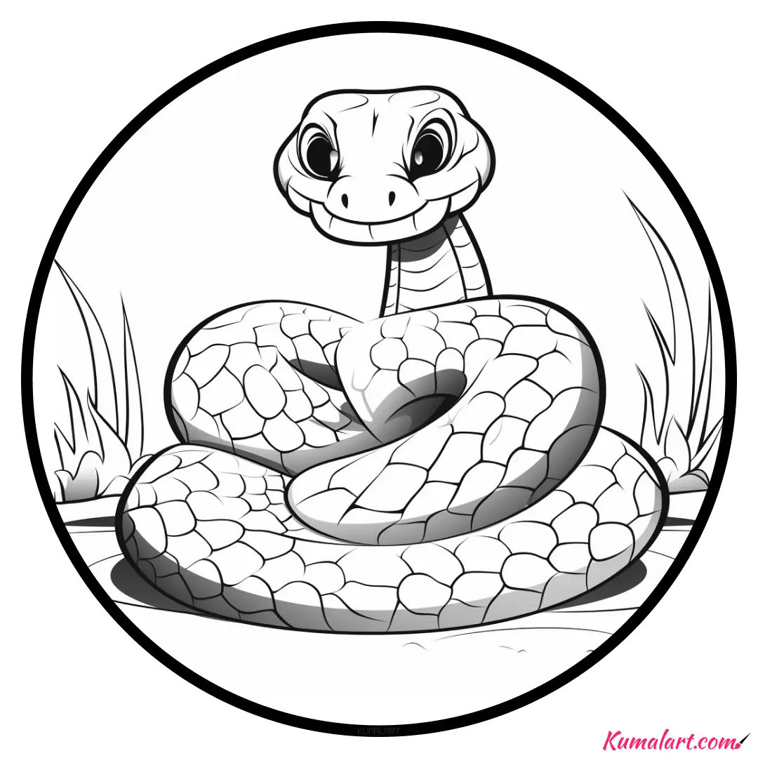 c-baded-rock-rattle-snake-coloring-page-v1