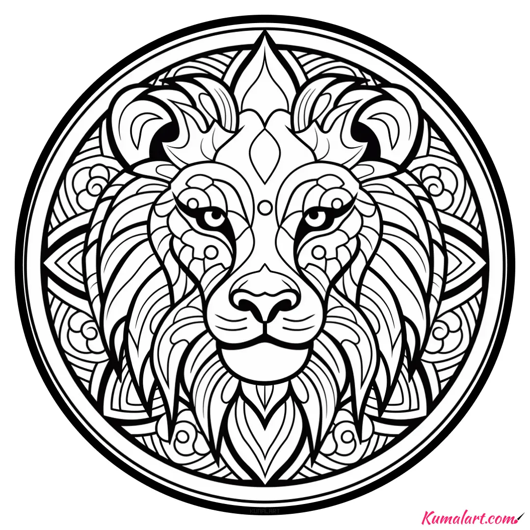 c-beatrice-the-lion-coloring-page-v1