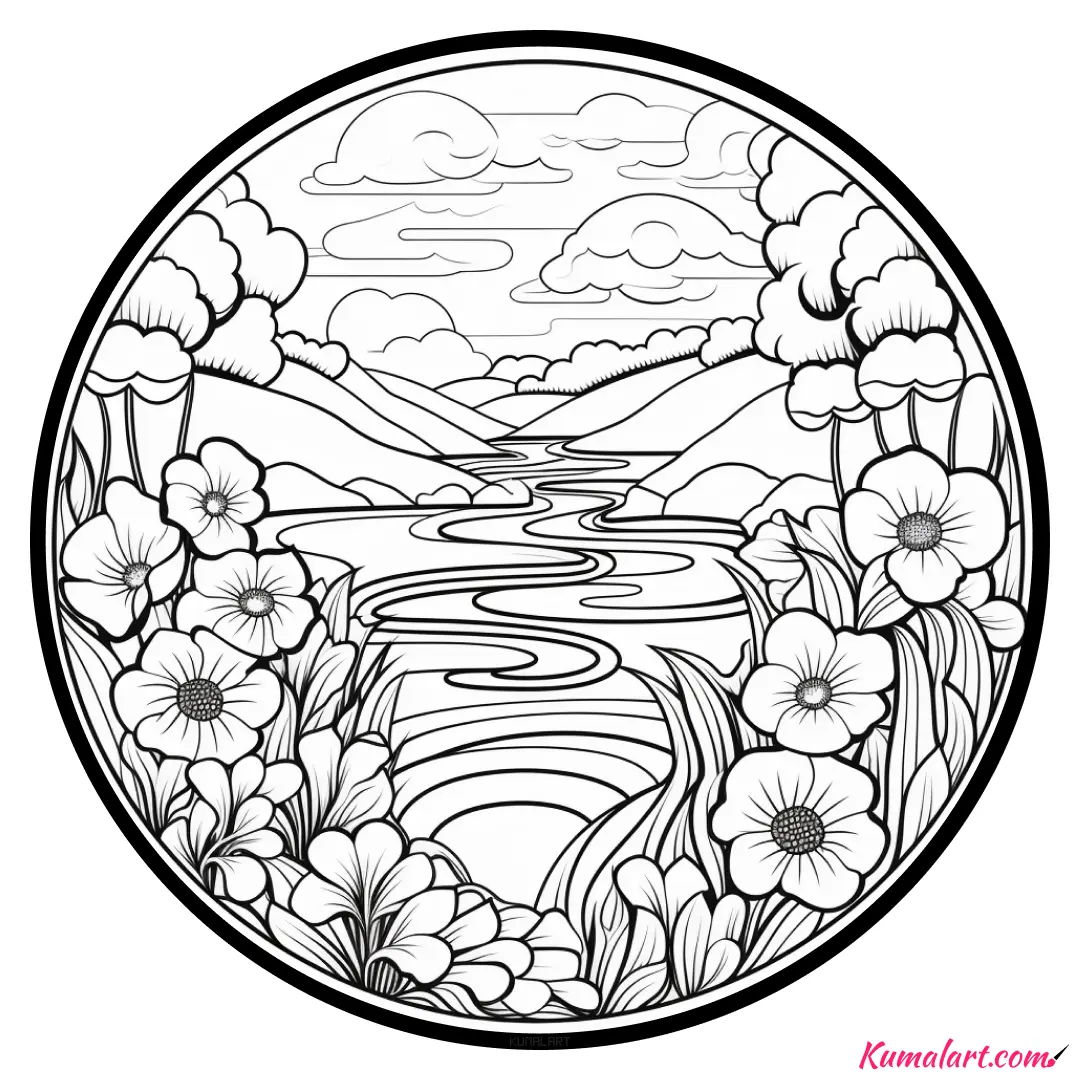c-blossoming-spring-mandala-coloring-page-v1
