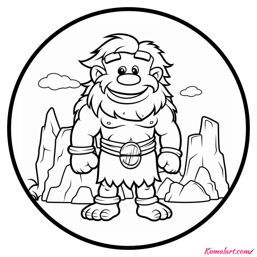 c-bork-the-caveman-coloring-page-v1