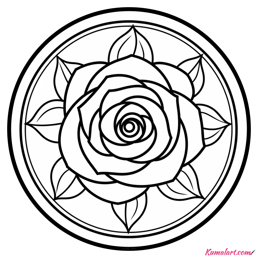 c-delicate-rose-coloring-page-v1