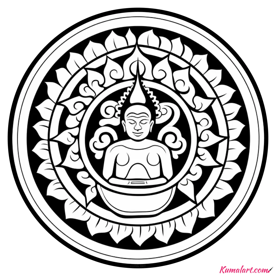 c-enlightened-buddhist-coloring-page-v1