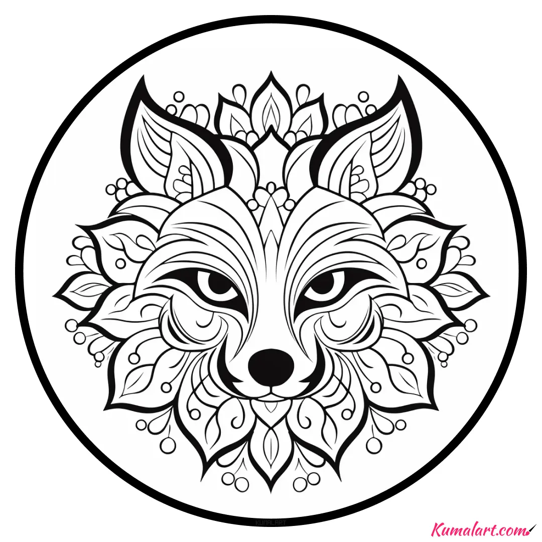 c-felix-the-fox-mandala-coloring-page-v1
