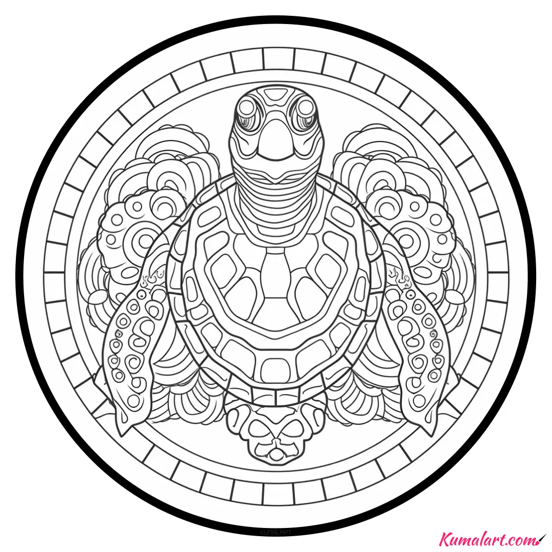c-george-the-turtle-coloring-page-v1