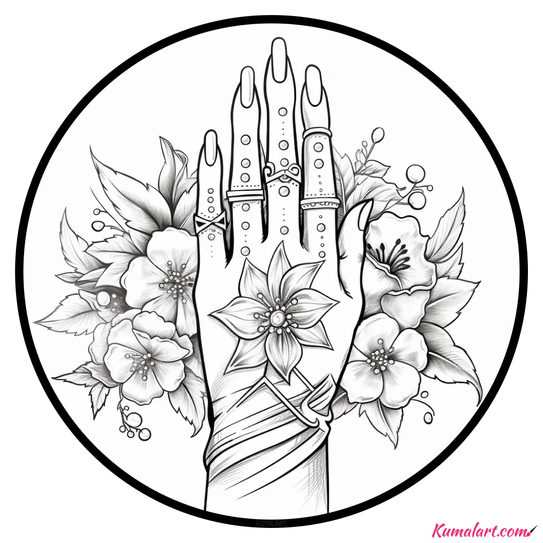 c-hand-with-long-nails-coloring-page-v1