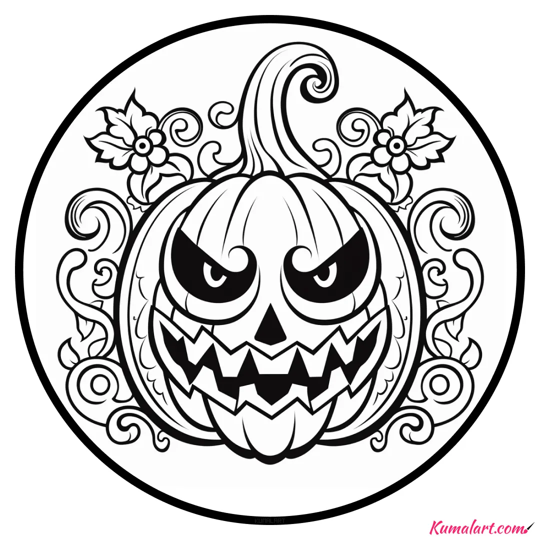 c-haunted-scary-pumpkin-coloring-page-v1
