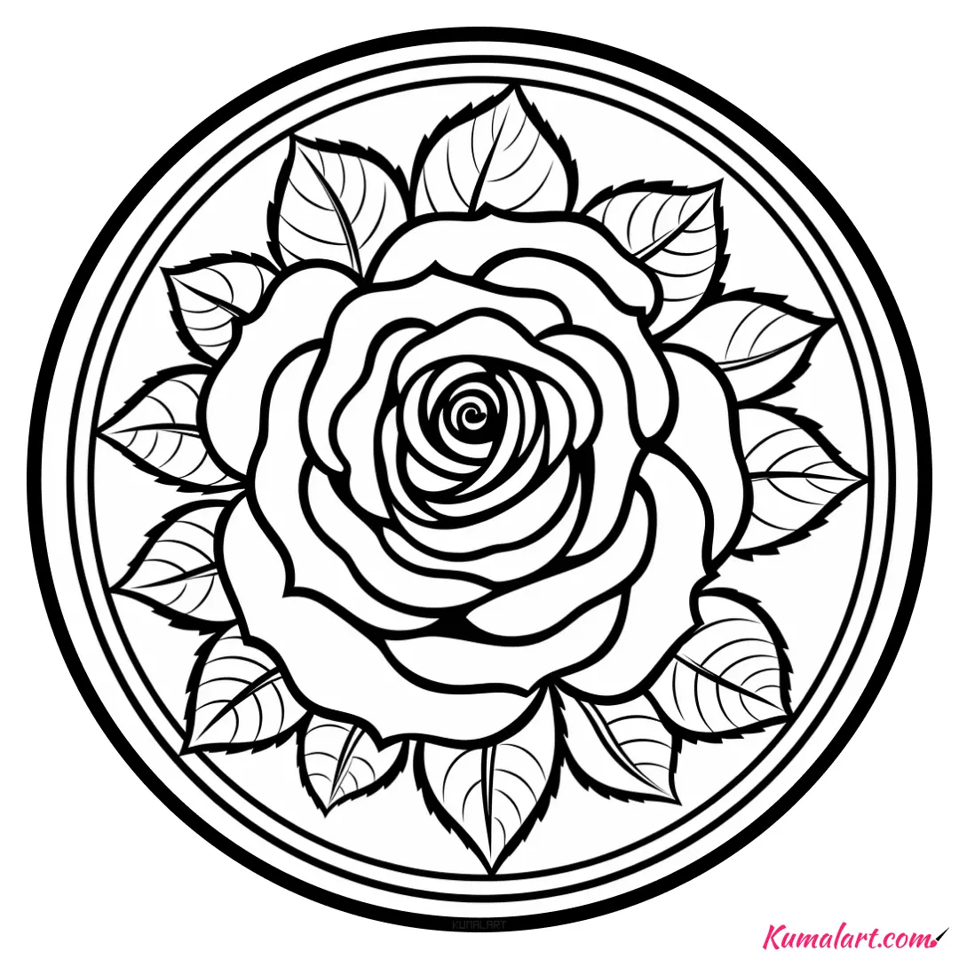 c-lovely-rose-coloring-page-v1