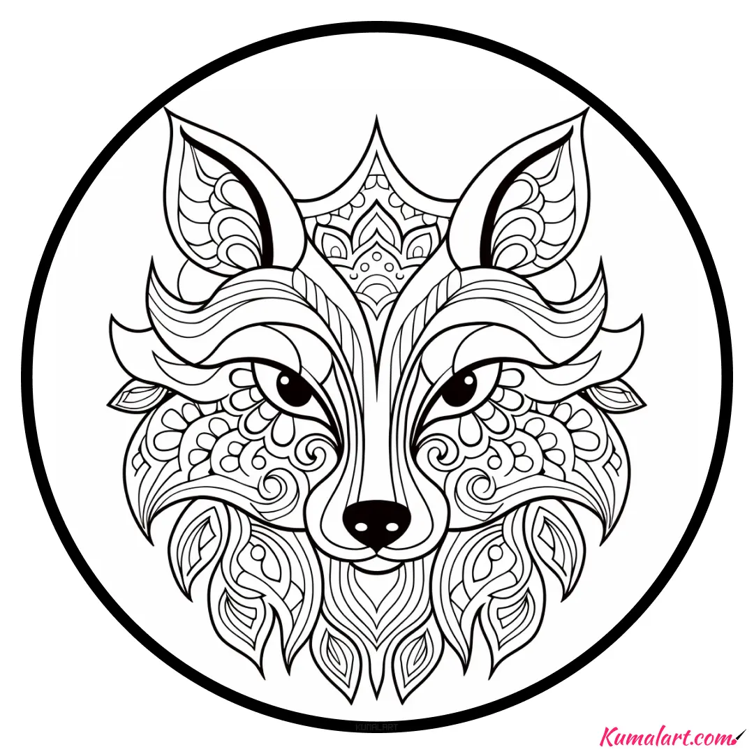 c-lucja-the-fox-mandala-coloring-page-v1