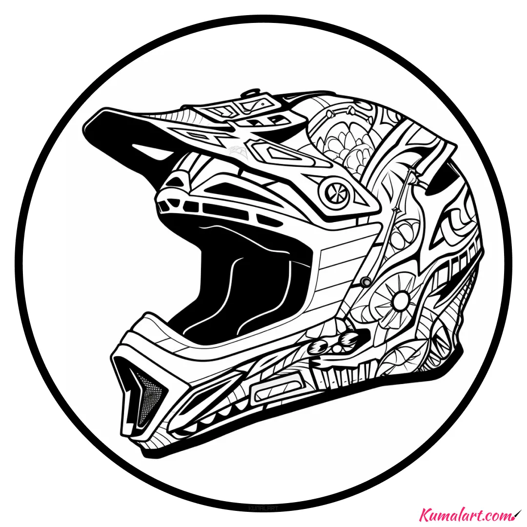 c-lucky-dirt-bike-helmet-coloring-page-v1
