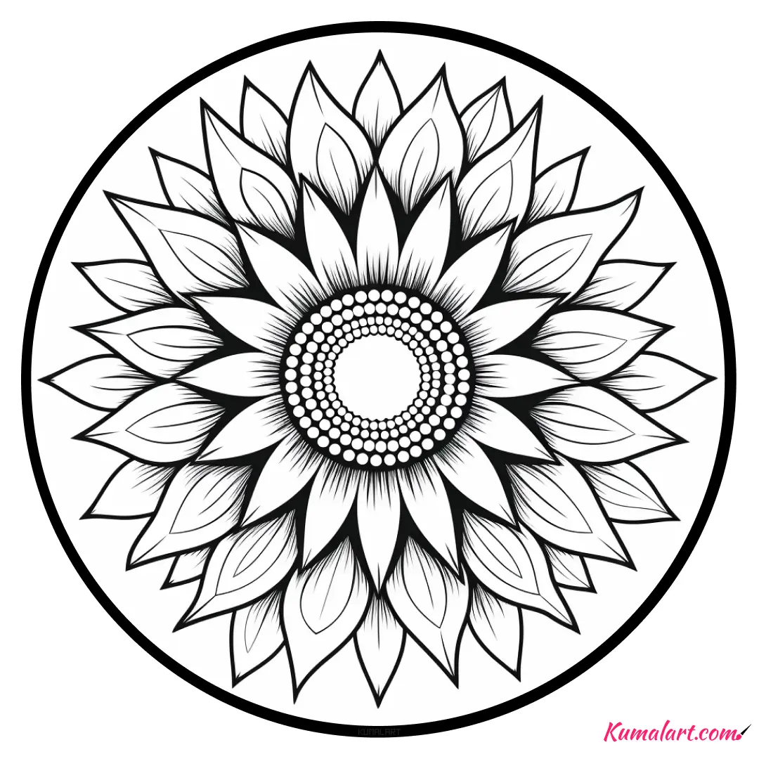 c-lucky-sunflower-coloring-page-v1