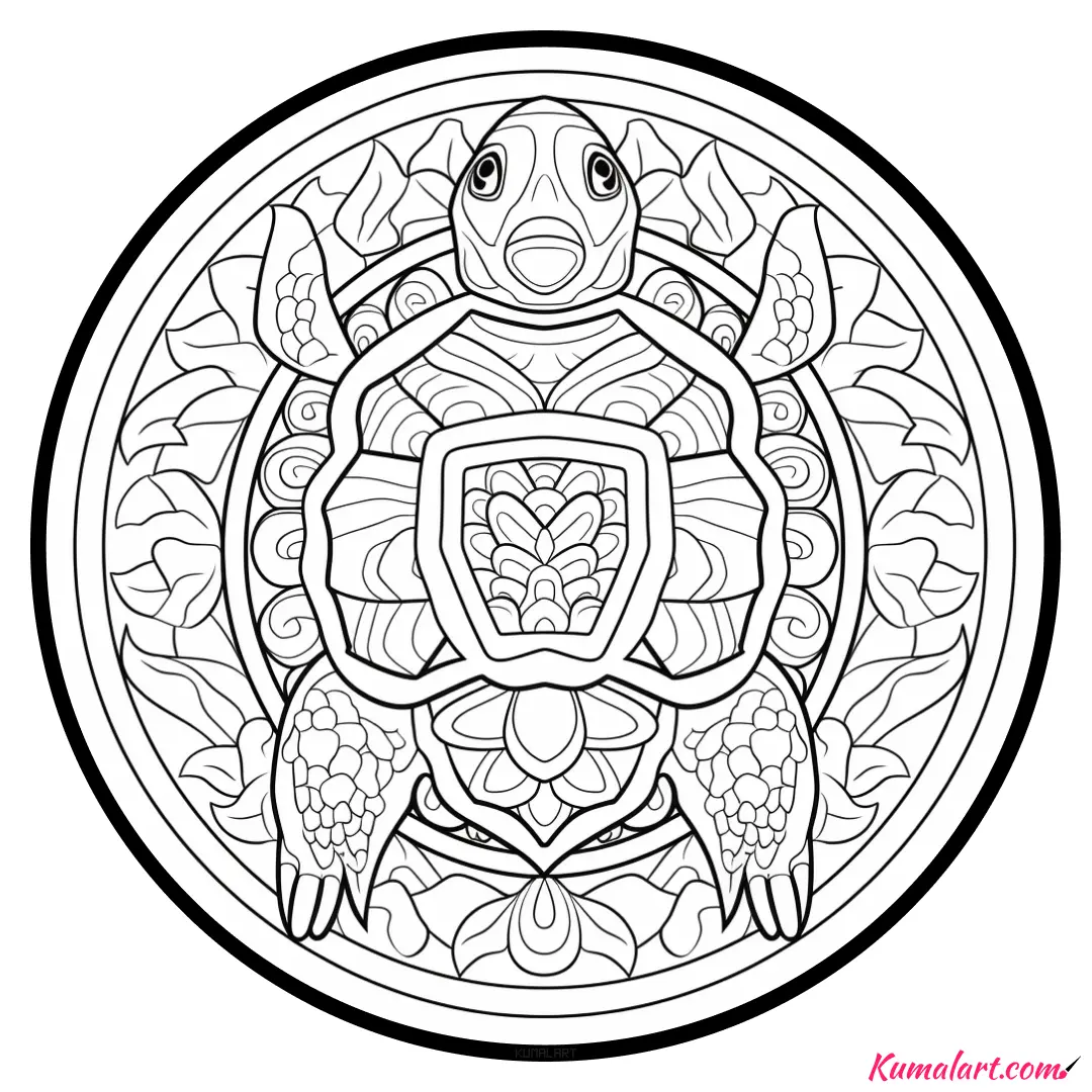 c-mario-the-turtle-mandala-coloring-page-v1