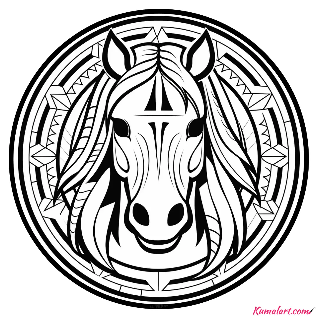 c-max-the-horse-coloring-page-v1