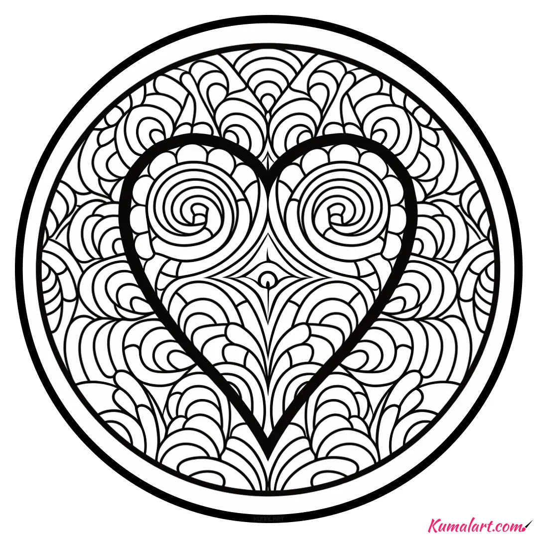 c-maze -heart-coloring-page-v1