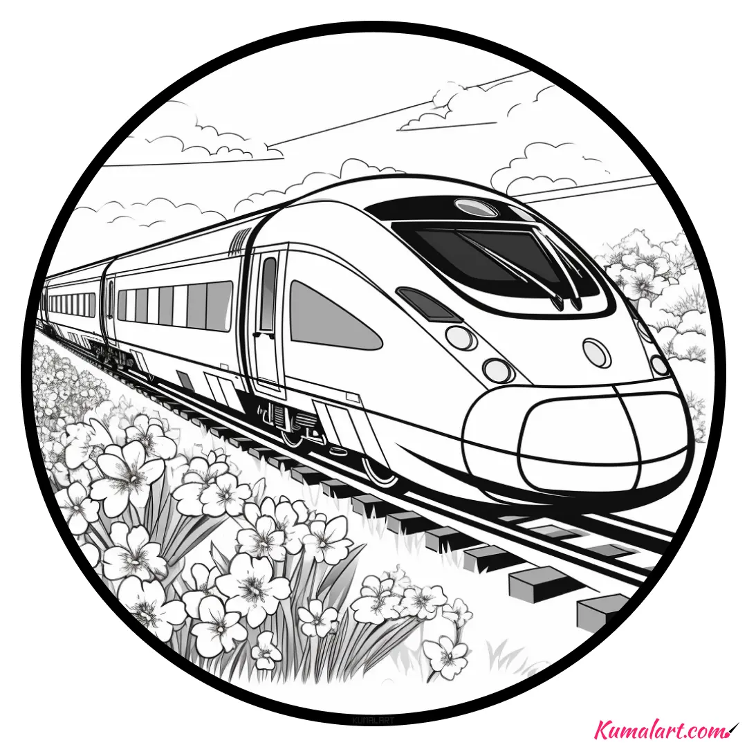 c-nimble-bullet-train-coloring-page-v1