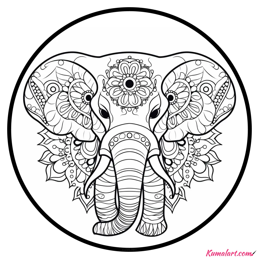 c-oscar-the-elephant-mandala-coloring-page-v1