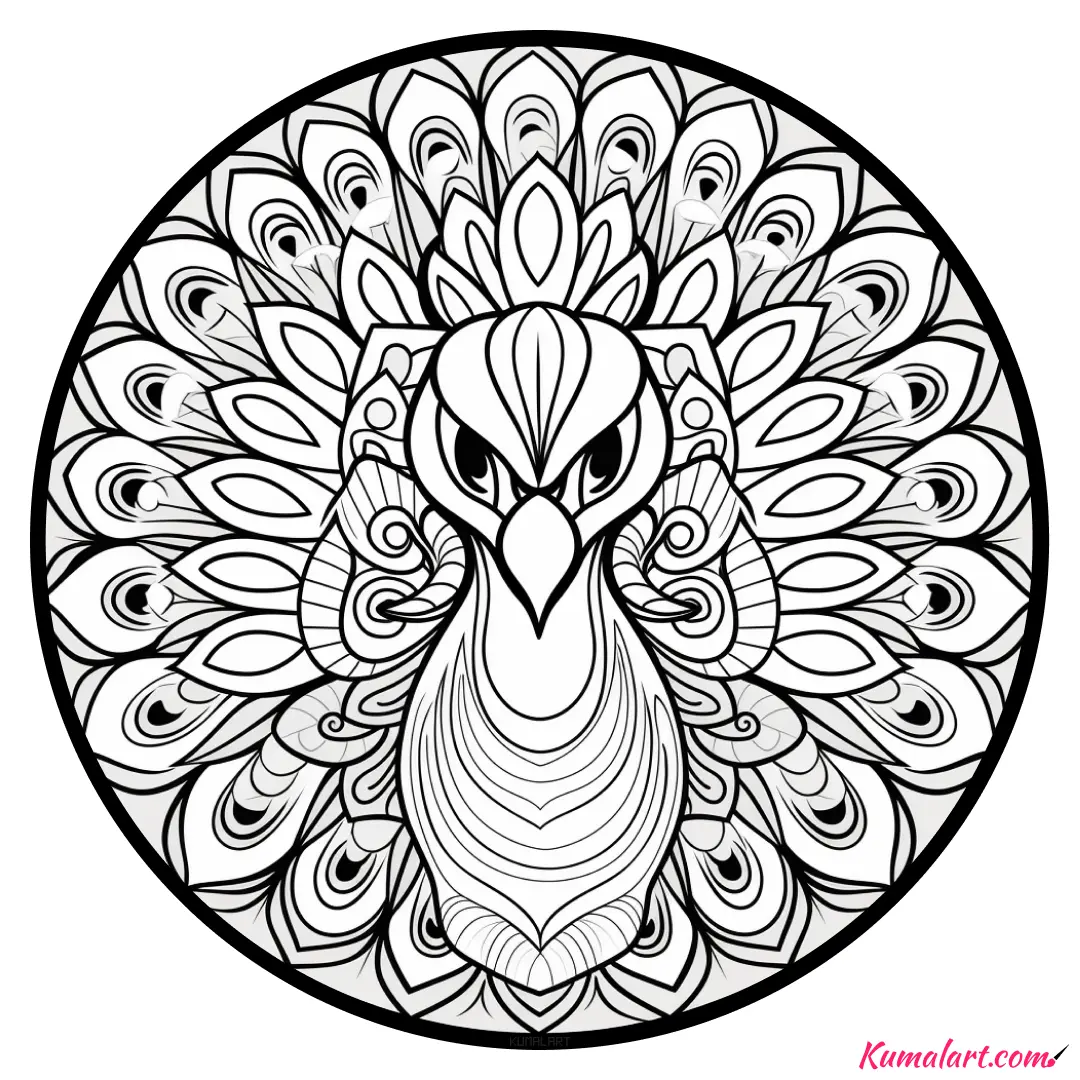 c-oscar-the-peacock-coloring-page-v1