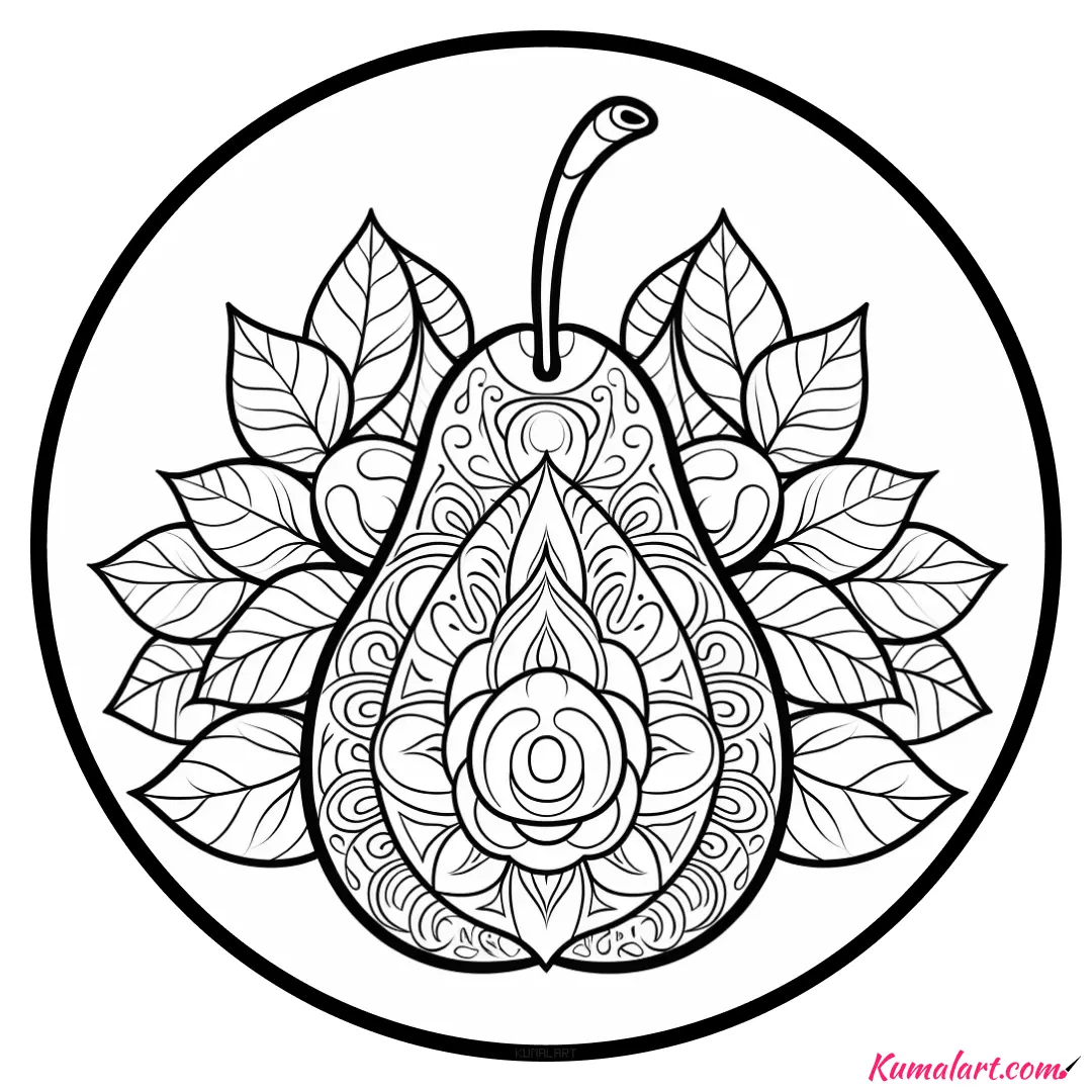 c-pear-fruit-coloring-page-v1