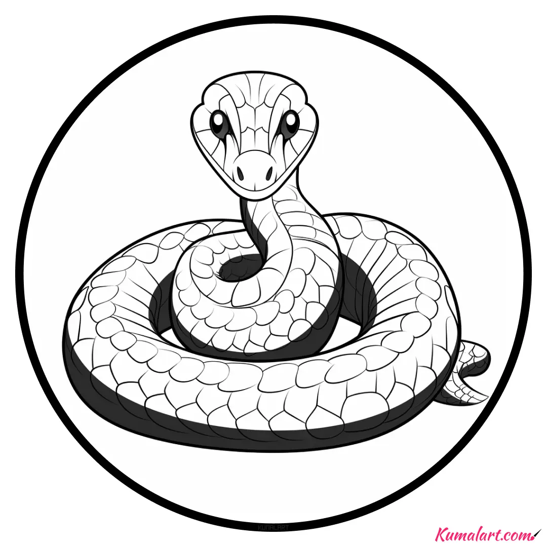 c-prairie-rattle-snake-coloring-page-v1