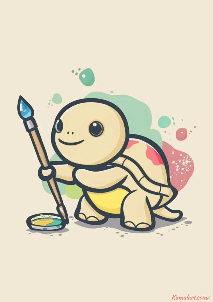 easy cute turtle artist drawing ideas